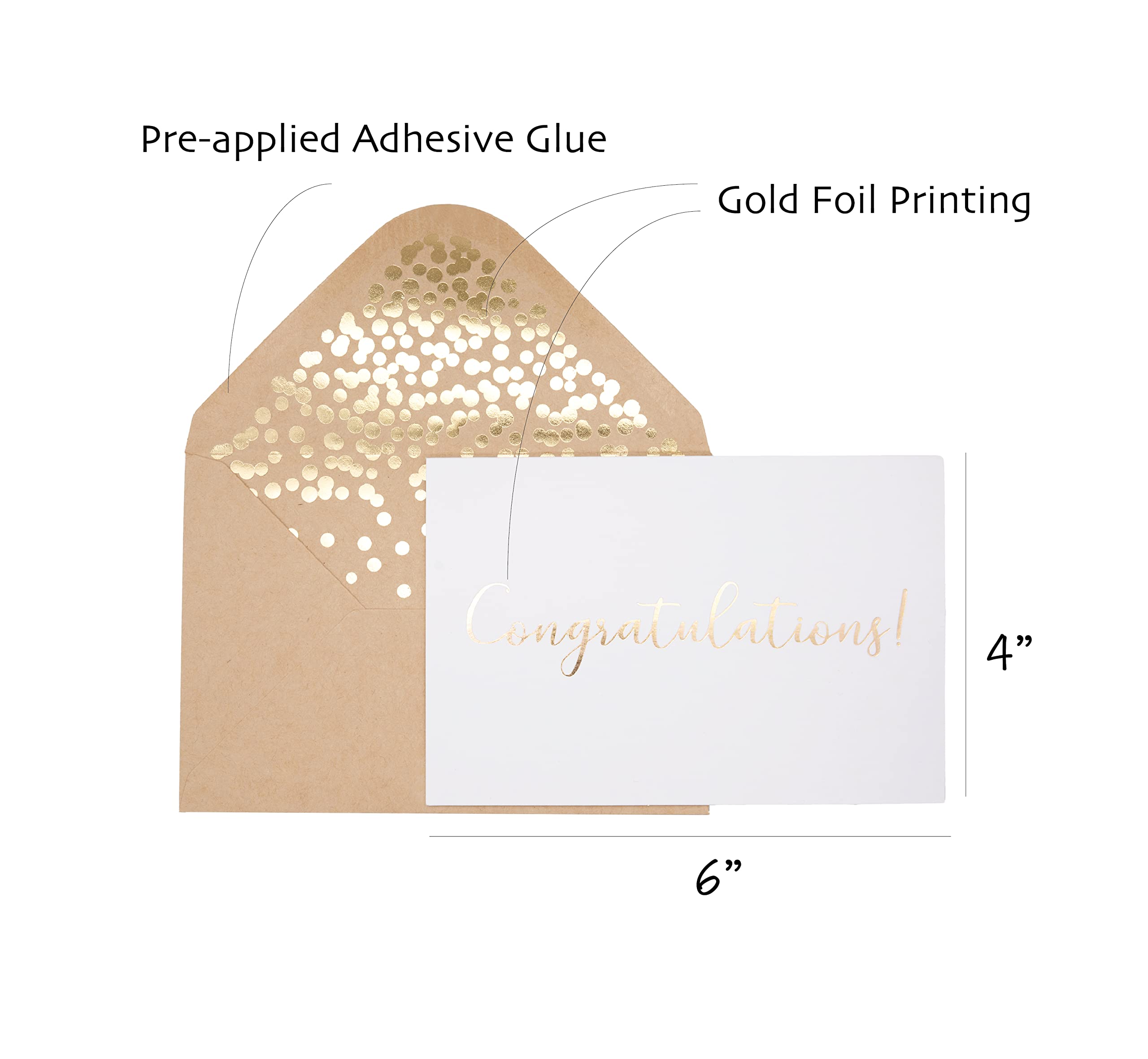 Amazon.com : 50 Pack Congratulations Card – Elegant Greeting